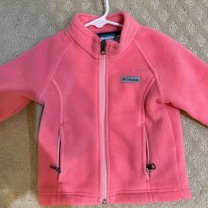 Toddler girl fleece zip up